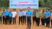 Petrovietnam khởi công tái thiết toàn bộ khu dân cư thôn Kho Vàng