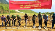 Lào Cai khởi công xây dựng nhà tặng các hộ dân bị ảnh hưởng sau bão