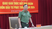 Đẩy nhanh tiến độ giải ngân vốn đầu tư phát triển năm 2024