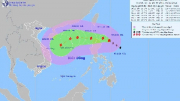 Bão Yinxing sẽ đi vào Biển Đông, trở thành cơn bão số 7