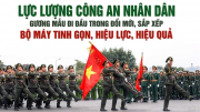 Lực lượng CAND gương mẫu đi đầu trong đổi mới, sắp xếp bộ máy tinh gọn, hiệu lực, hiệu quả