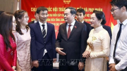 Chủ tịch Quốc hội Trần Thanh Mẫn và Phu nhân gặp gỡ cộng đồng người Việt Nam tại Nhật Bản