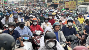 Thi công hơn 2 năm chưa xong 7km đường thường xuyên ùn tắc