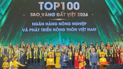 Agribank vinh dự đạt Giải thưởng Sao Vàng đất Việt năm 2024