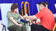 Công an tỉnh Cà Mau tổ chức hiến máu tình nguyện năm 2025