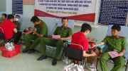 Hơn 200 cán bộ, chiến sĩ Công an tỉnh Tiền Giang tham gia hiến máu tình nguyện