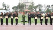 Học viên Trung cấp chính quy tuyển mới các trường CAND hoàn thành huấn luyện đầu khoá