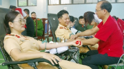 Hơn 500 cán bộ, chiến sĩ Công an Thái Nguyên tham gia hiến máu tình nguyện