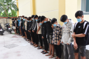 Công an tỉnh Tiền Giang triệu tập 24 thanh, thiếu niên gây rối trật tự công cộng