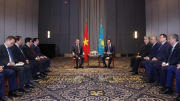 Tổng Bí thư Tô Lâm hội kiến Chủ tịch Thượng viện Cộng hòa Kazakhstan