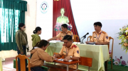 Công an các địa phương khai mạc kỳ sát hạch lái xe đầu tiên