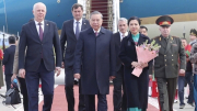 Tổng Bí thư Tô Lâm và Phu nhân bắt đầu thăm cấp Nhà nước Cộng hòa Belarus