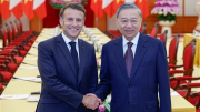 Tổng Bí thư Tô Lâm tiếp Tổng thống Pháp Emmanuel Macron