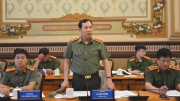 Thứ trưởng Lê Văn Tuyến làm việc với UBND TP Hồ Chí Minh về công tác PCCC và CNCH