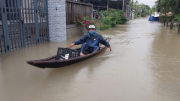 Chìm thuyền giữa dòng nước lũ, 2 người đàn ông tử vong thương tâm