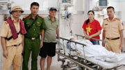 Cảnh sát đường thủy cứu sống người phụ nữ nhảy cầu Bính