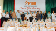Công ty TNHH Truyền thông và Giải trí F168 mang yêu thương đến với trẻ em vùng biên giới