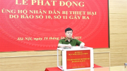 Bộ Tư lệnh CSCĐ quyên góp ủng hộ đồng bào bị thiệt hại do thiên tai