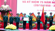 Báo Quân đội nhân dân đón nhận Huân chương Bảo vệ Tổ quốc hạng Ba và kỷ niệm 75 năm Ngày truyền thống