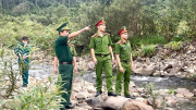 Công an xã tuyến biên giới Việt - Lào giữ vững an ninh trật tự