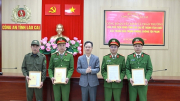 Khen thưởng các lực lượng tham gia phá vụ án sát hại 2 mẹ con ở Lào Cai