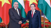 Chủ tịch Quốc hội Trần Thanh Mẫn hội đàm với Chủ tịch Hạ viện Jordan