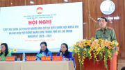 Thứ trưởng Lê Quốc Hùng và các ứng cử viên đại biểu Quốc hội tiếp xúc cử tri tại TP Hồ Chí Minh