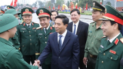 Thanh niên xứ Thanh náo nức nhập ngũ, nhiều tân binh là nữ cử nhân