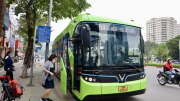 Đến ngày 1/7, 100% xe buýt hoạt động trong Vành đai 1 sử dụng năng lượng xanh