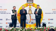 Tổng Bí thư, Chủ tịch nước Tô Lâm rung chuông tại Sàn giao dịch Chứng khoán Quốc gia Ấn Độ