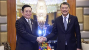 Thủ tướng Lê Minh Hưng tiếp Tổng Thư ký ASEAN Kao Kim Hourn