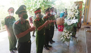 Công an tỉnh Nghệ An chia buồn cùng gia đình Trung úy Công an hy sinh