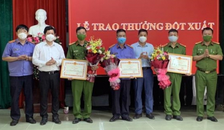 Khen thưởng Công an huyện Quế Phong khám phá trọng án