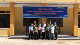 Công an huyện Kbang ủng hộ, vận động tài trợ xây dựng trường học 1 tỷ đồng