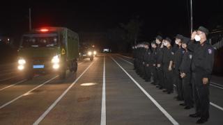 Trung đoàn CSCĐ Trung Bộ xuất quân ngay trong đêm chi viện Bình Dương chống dịch