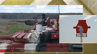 Việt Nam về nhì trong ngày ra quân Tank Biathlon 2021