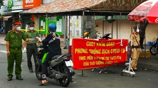 Ngày đầu tại TP Hồ chí Minh khi Công an, Quân đội tham gia siết chặt giãn cách xã hội