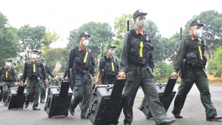 Trung đoàn CSCĐ Tây Nguyên xuất quân chi viện cho Bà Rịa- Vũng Tàu chống dịch