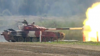 Kíp số 3 Đội xe tăng Việt Nam tiêu diệt tất cả mục tiêu khi thi đấu