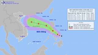 Công điện Văn phòng Bộ Công an về ứng phó bão Conson