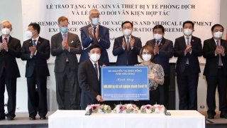 Chính phủ Vương quốc Bỉ, các tổ chức, kiều bào tặng Việt Nam lô thiết bị chống dịch trị giá 536,5 tỷ đồng