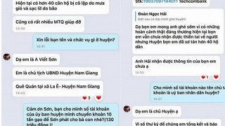 Xác minh đối tượng mạo danh chủ tịch một huyện ở Quảng Nam xin gạo cứu trợ