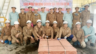 Tổng Công ty Khoáng sản TKV cho ra lò những tấn đồng cathode đầu tiên