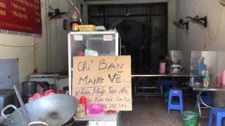 Một số địa bàn tại Hà Nội được mở dịch vụ ăn uống bán mang về từ 12h ngày 16/9