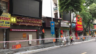 Hà Nội: phong toả một đoạn phố Trần Nhân Tông do có F0