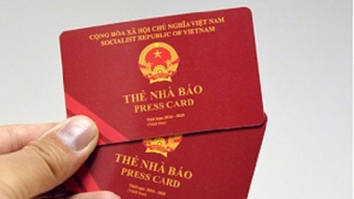 Sẽ xét cấp thẻ nhà báo một năm 2 đợt
