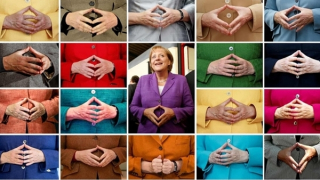 Câu chuyện về cử chỉ tay "kim cương Merkel" nổi tiếng thế giới