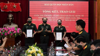 Trao giải Cuộc thi “Tìm hiểu về Hội thao Quân sự Quốc tế Army Games”