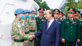 Tuyên dương các tập thể, cá nhân xuất sắc tham gia hoạt động Gìn giữ hòa bình Liên hợp quốc