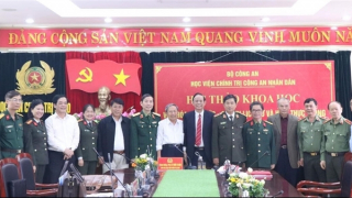 Hội thảo khoa học "Văn hoá giữ nước-giá trị lịch sử và hiện thực trong xây dựng thế trận an ninh nhân dân"